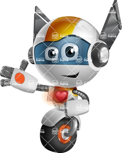 Cute robot cartoon character - 112 stock vector images - Inloved cute robot cartoon character - stock vector graphic image